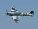 XFLY SUPERMARINE SPITFIRE MKIX GREEN 1200MM NO LANDING GEAR WITHOUT TX/RX/BAT