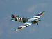 XFLY SUPERMARINE SPITFIRE MKIX GREEN 1200MM NO LANDING GEAR WITHOUT TX/RX/BAT