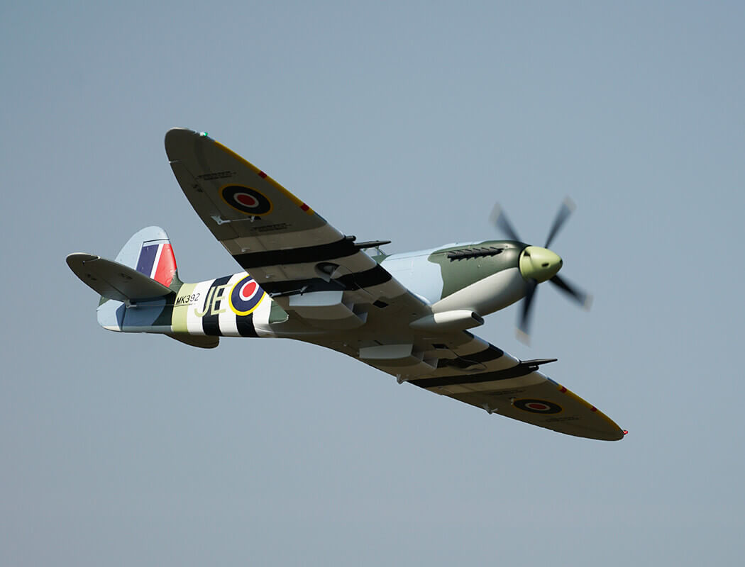 XFLY SUPERMARINE SPITFIRE MKIX GREEN 1200MM NO LANDING GEAR WITHOUT TX/RX/BAT
