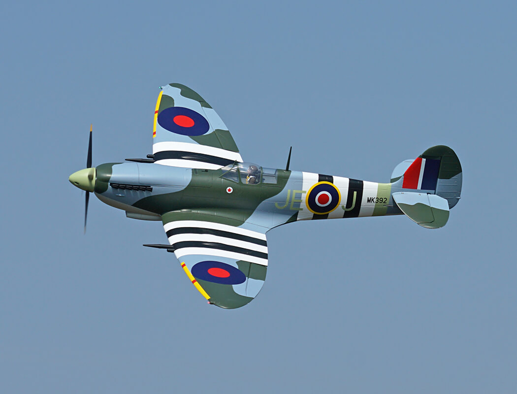 XFLY SUPERMARINE SPITFIRE MKIX GREEN 1200MM WITHOUT TX/RX/BATT