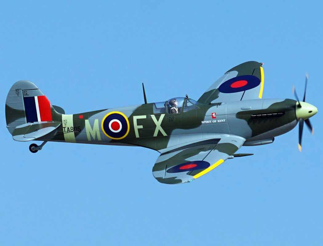 XFLY SUPERMARINE SPITFIRE MKIX SPIRIT 1200MM WITHOUT TX/RX/BATTERY