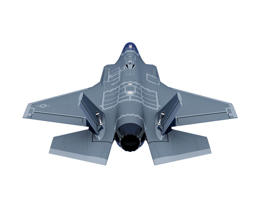 XFLY 70MM EDF F-35 LIGHTNING 750MM WITH RETRACT WITHOUT TX/RX/BATTERY