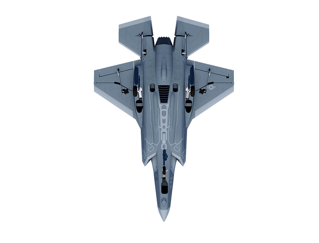 XFLY 64MM F-35 LIGHTNING EDF 750MM WITH RETRACT WITHOUT TX/RX/BATT