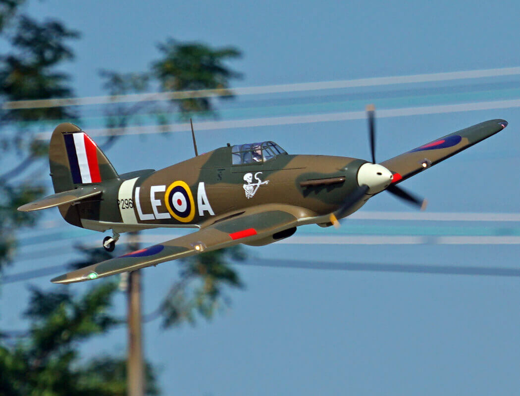 XFLY HAWKER HURRICANE MK1 BROWN/GREEN 1200MM PNP