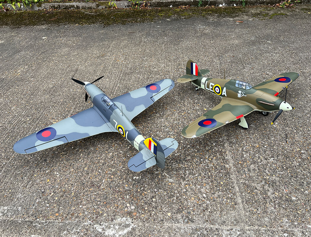 XFLY HAWKER SEA HURRICANE MK1 GREY/GREEN 1200MM PNP