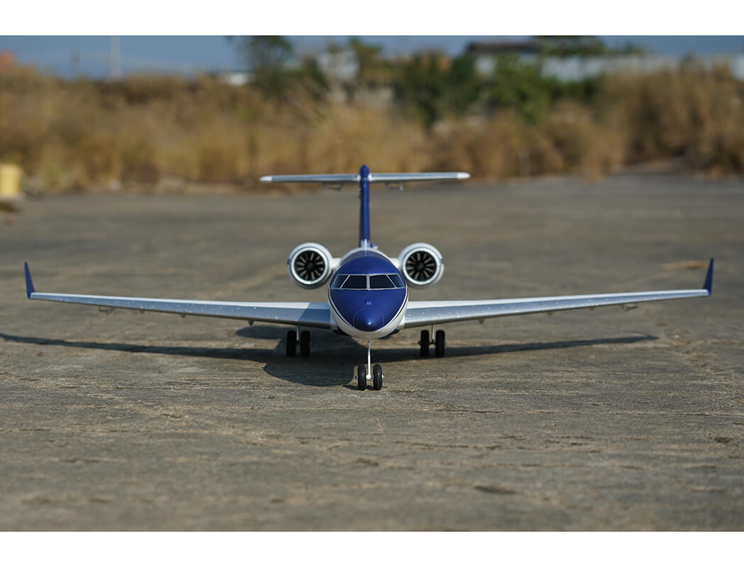 XFLY TWIN 40MM J-65 EDF BUSINESS JET PNP - BLUE