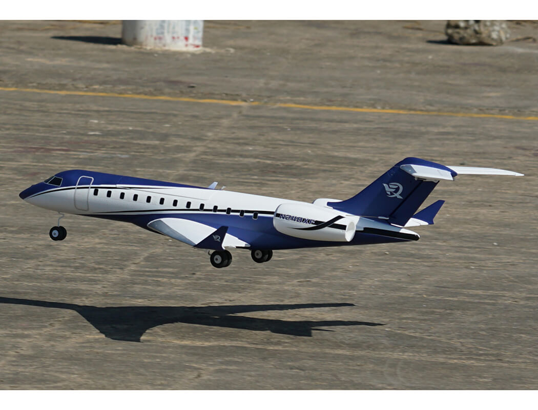XFLY TWIN 40MM J-65 EDF BUSINESS JET PNP - BLUE