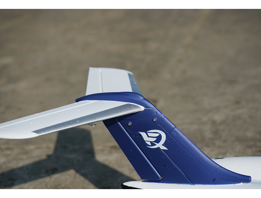 XFLY TWIN 40MM J-65 EDF BUSINESS JET PNP - BLUE