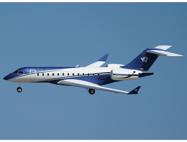 XFLY TWIN 40MM J-65 EDF BUSINESS JET PNP - BLUE