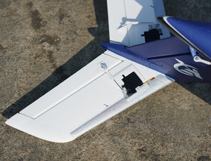 XFLY TWIN 40MM J-65 EDF BUSINESS JET PNP - BLUE
