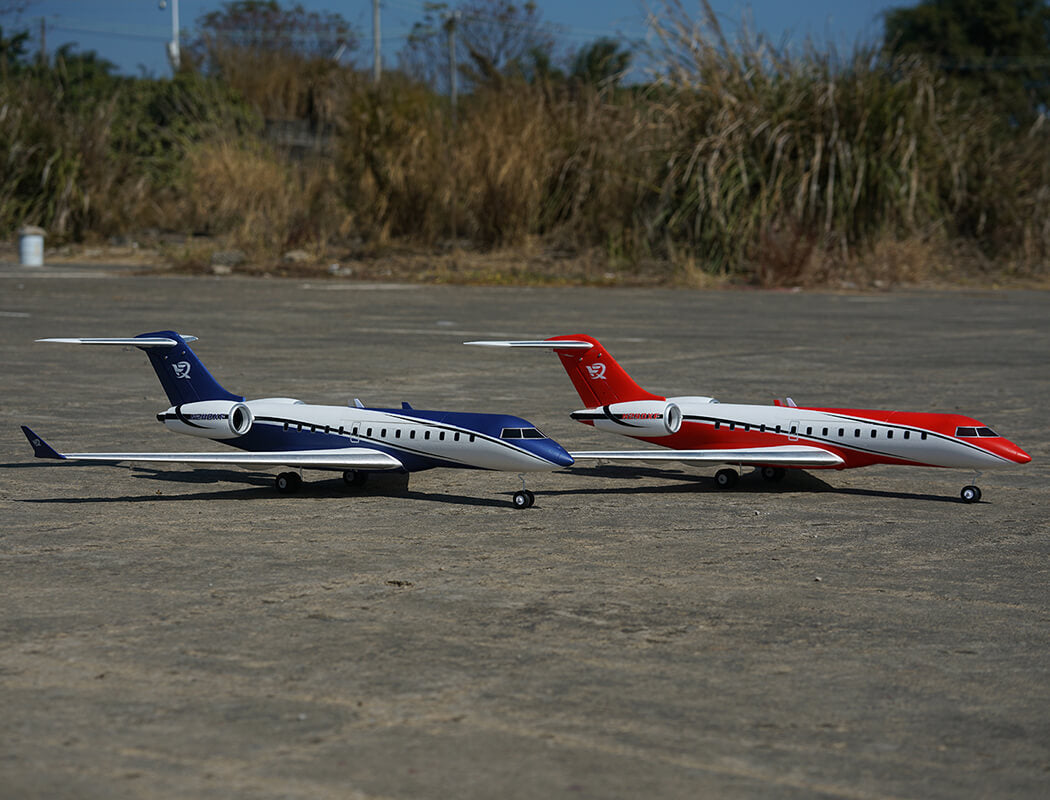 XFLY TWIN 40MM J-65 EDF BUSINESS JET PNP - BLUE