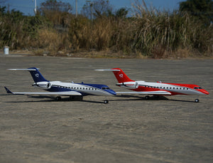 XFLY TWIN 40MM J-65 EDF BUSINESS JET PNP - BLUE