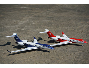 XFLY TWIN 40MM J-65 EDF BUSINESS JET PNP - BLUE