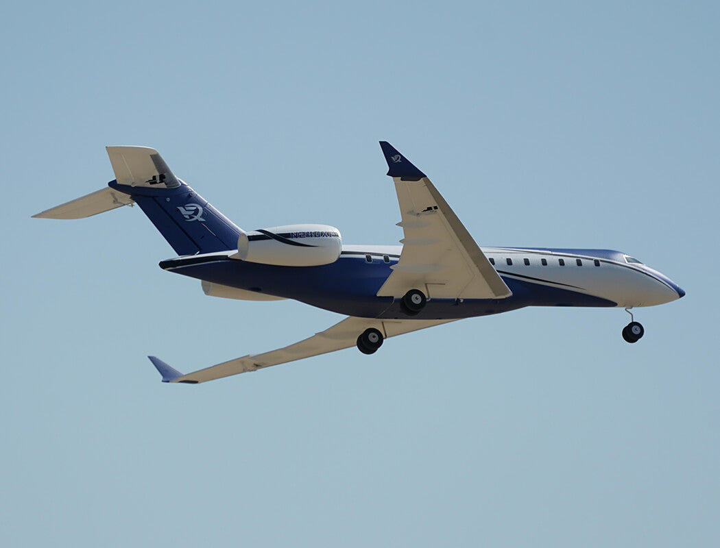 XFLY TWIN 40MM J-65 EDF BUSINESS JET PNP - BLUE