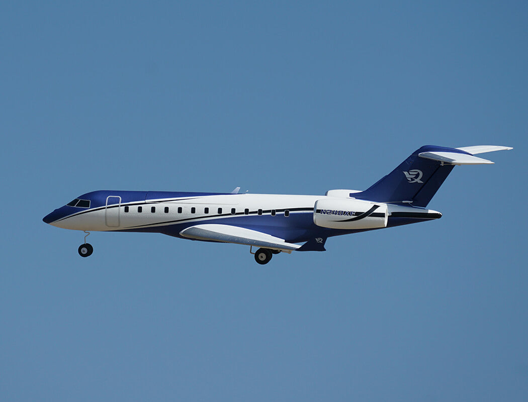 XFLY TWIN 40MM J-65 EDF BUSINESS JET PNP - BLUE