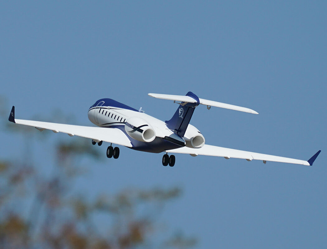 XFLY TWIN 40MM J-65 EDF BUSINESS JET PNP - BLUE