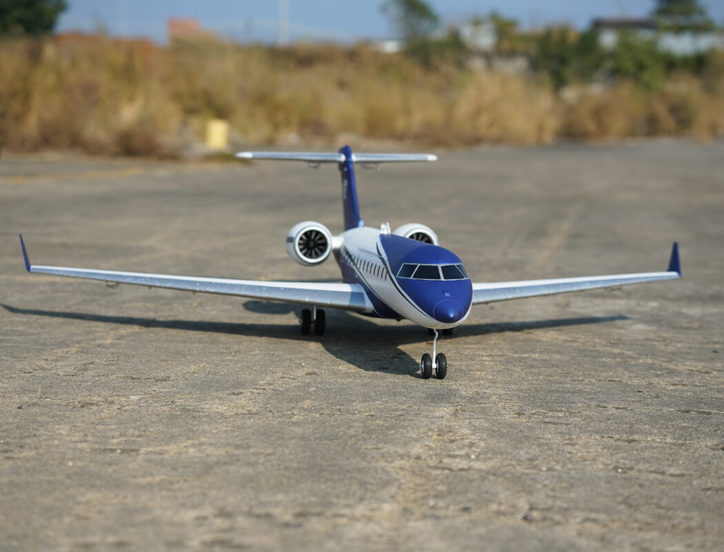 XFLY TWIN 40MM J-65 EDF BUSINESS JET PNP - BLUE