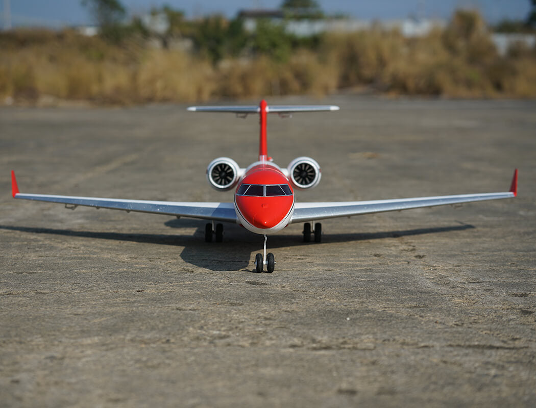 XFLY TWIN 40MM J-65 EDF BUSINESS JET PNP - RED