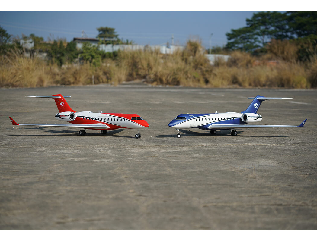 XFLY TWIN 40MM J-65 EDF BUSINESS JET PNP - RED