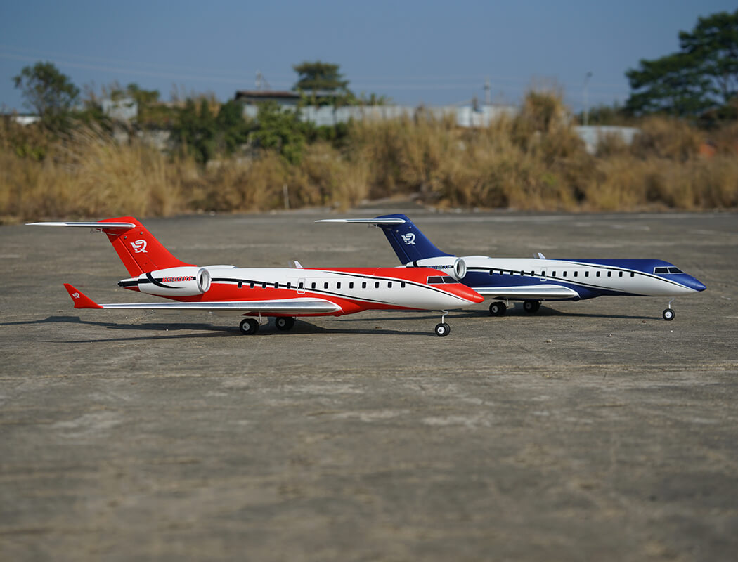 XFLY TWIN 40MM J-65 EDF BUSINESS JET PNP - RED