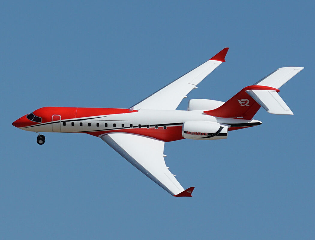 XFLY TWIN 40MM J-65 EDF BUSINESS JET PNP - RED