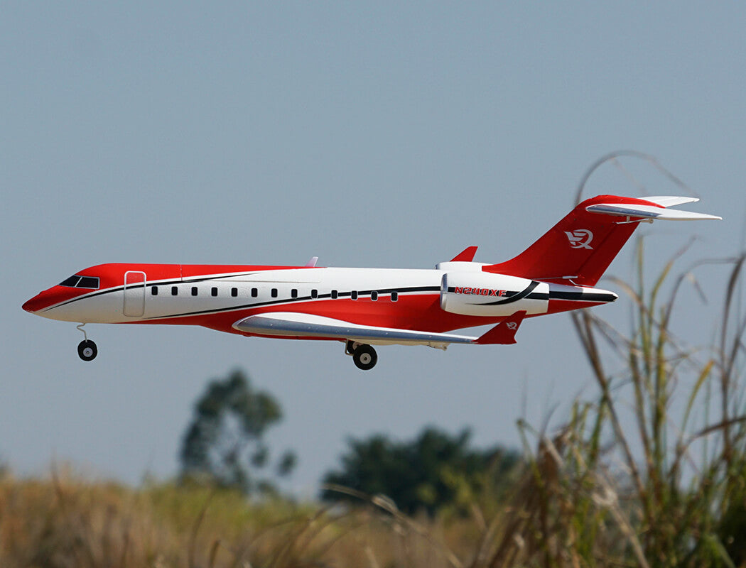 XFLY TWIN 40MM J-65 EDF BUSINESS JET PNP - RED