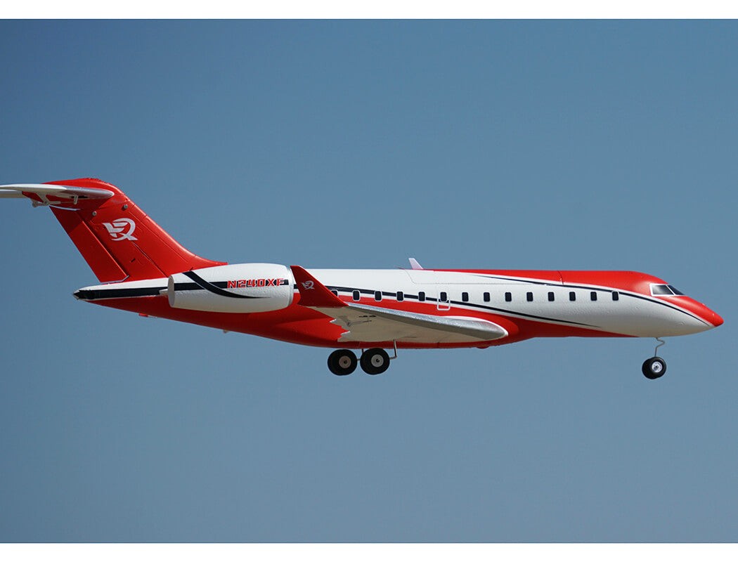 XFLY TWIN 40MM J-65 EDF BUSINESS JET PNP - RED