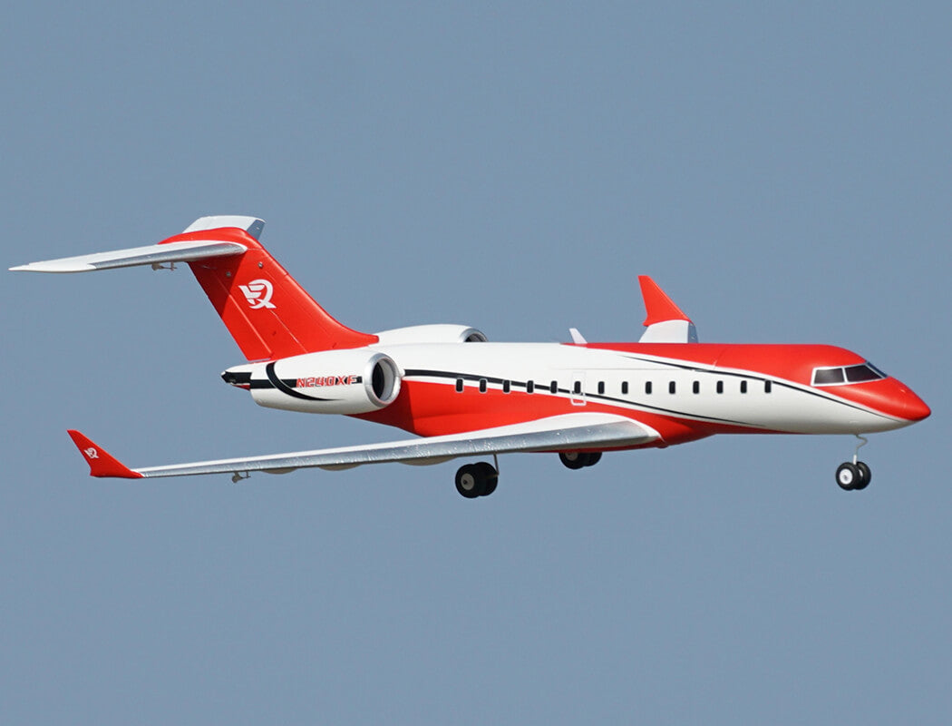 XFLY TWIN 40MM J-65 EDF BUSINESS JET PNP - RED