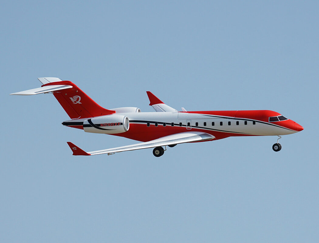 XFLY TWIN 40MM J-65 EDF BUSINESS JET PNP - RED