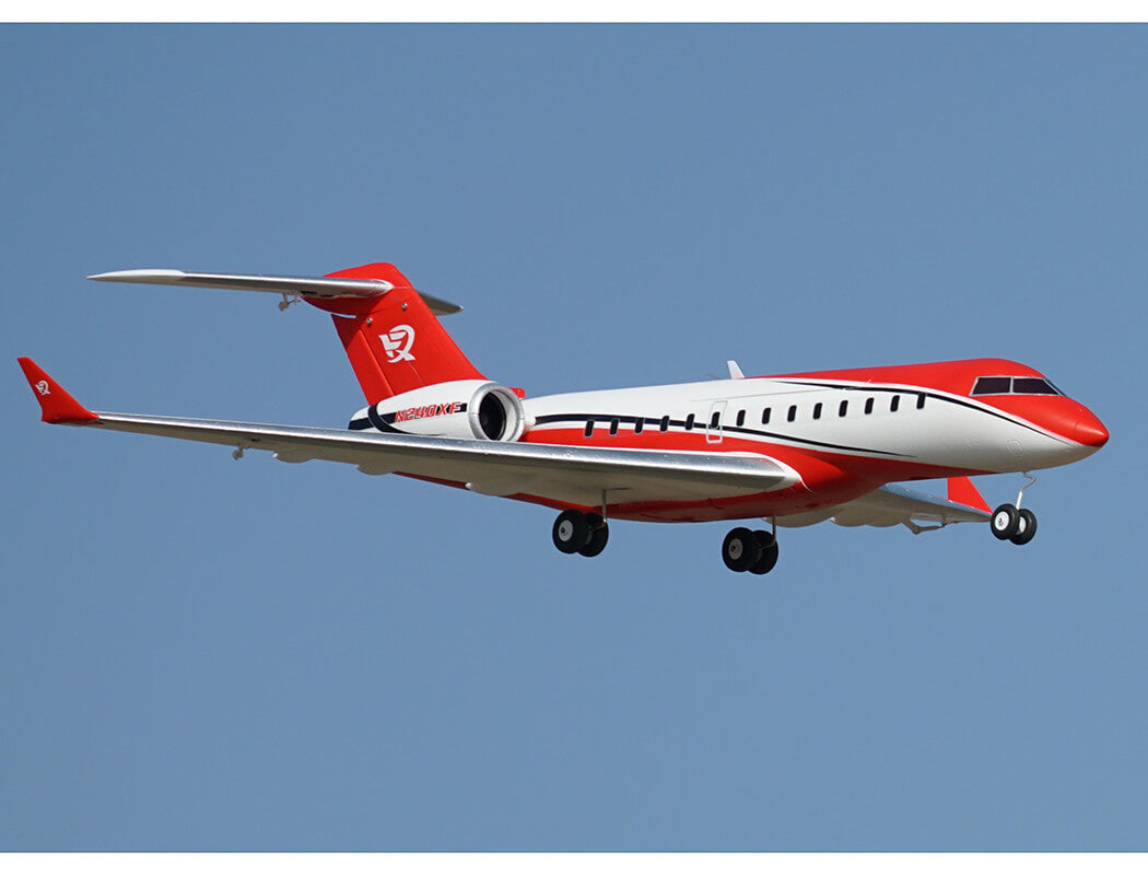 XFLY TWIN 40MM J-65 EDF BUSINESS JET PNP - RED
