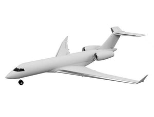 XFLY TWIN 40MM J-65 EDF BUSINESS JET PNP - WHITE