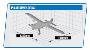 XFLY 1300MM VENTURE HIGH WING ADVANCED TRAINER