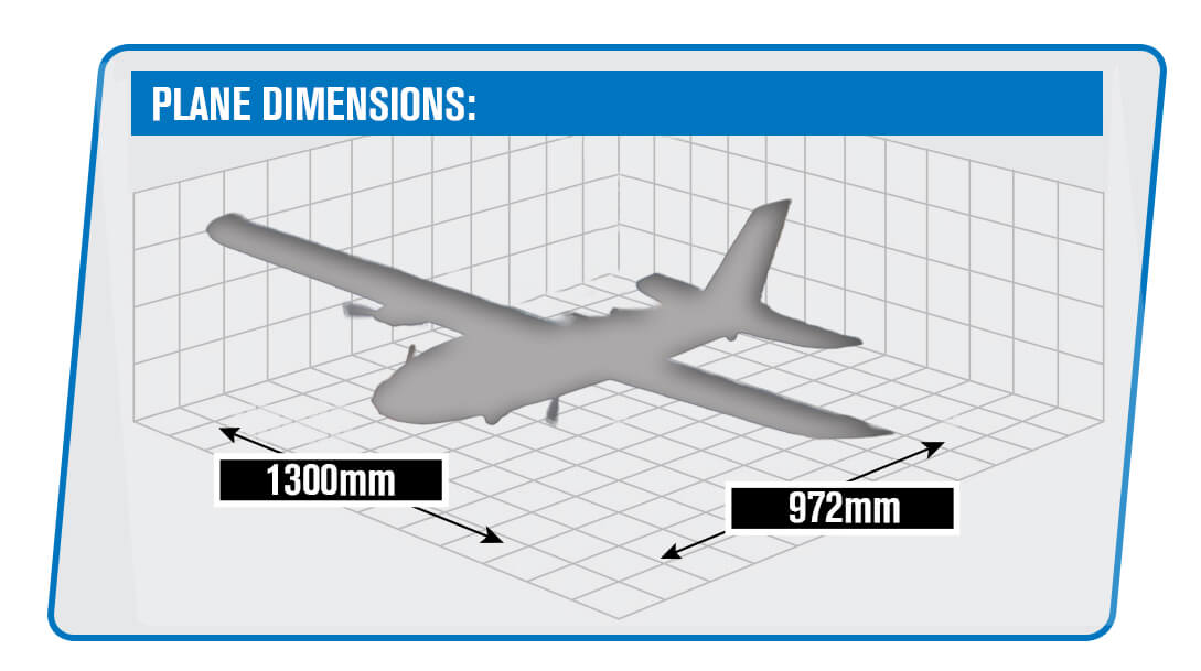 XFLY X1300 FPV MONOPLANE KIT (ELECTRONICS NOT INCLUDED)