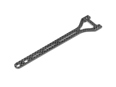 X4F'24 GRAPHITE UPPER DECK - SPLIT REAR - 2.0MM - RC Hobby Product