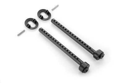 COMPOSITE FRONT ECCENTRIC 6MM BODY MOUNT SET +1MM HEIGHT - RC Hobby Product