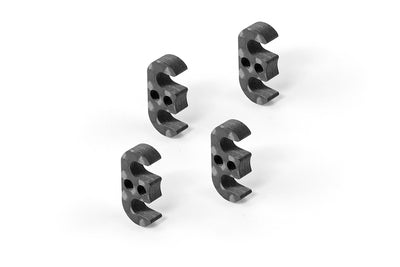 GRAPHITE SHIM FOR REAR BODY POST ADJUSTMENT 3.0MM (4) - RC Hobby Product