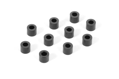 ALU SHIM 3x6x5.0MM - BLACK (10) - RC Hobby Product