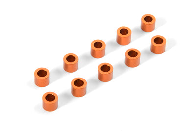 ALU SHIM 3x5x4.0MM - ORANGE (10) - RC Hobby Product