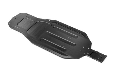 XB2'20/'21 ALU CHASSIS WITH BENT SIDES - SWISS 7075 T6 - 2.5MM - V2 - RC Hobby Product