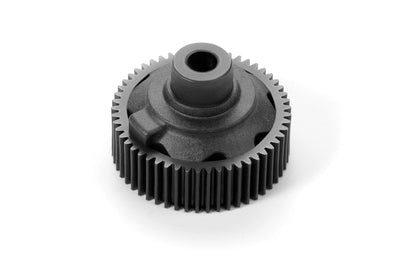 COMPOSITE GEAR DIFFERENTIAL CASE WITH PULLEY 53T - GRAPHITE - RC Hobby Product