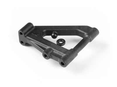COMPOSITE SUSPENSION ARM FRONT LOWER FOR WIRE ANTI-ROLL BAR - GRAPHITE - RC Hobby Product