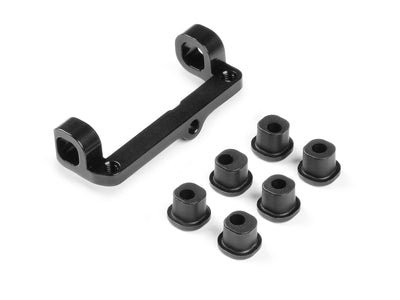 ALU UPPER ARM HOLDER -  RIGHT - BLACK - SWISS 7075 T6 - SET - RC Hobby Product