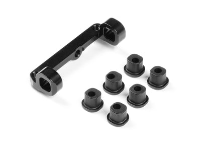 ALU UPPER ARM HOLDER -  LEFT - BLACK - SWISS 7075 T6 - SET - RC Hobby Product