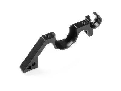 ALU LOWER BULKHEAD REAR - RIGHT - BLACK - SWISS 7075 T6 - RC Hobby Product