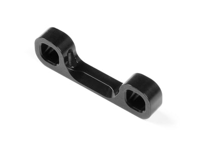 ALU REAR LOWER 1-PIECE SUSPENSION HOLDER - FRONT - BLACK - RF - RC Hobby Product