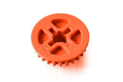 LOW FRICTION COMPOSITE BELT PULLEY 25T - MID-SIDE - GRAPHITE - RC Hobby Product
