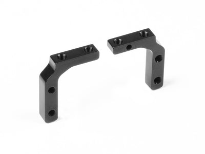 ALU STEERING SERVO MOUNT - BLACK - SWISS 7075 T6 (2) - RC Hobby Product