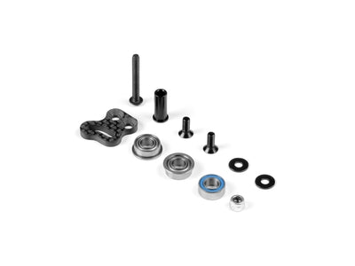 X8 GRAPHITE BELT TENSIONER HOLDER WITH BALL BEARINGS - SET - RC Hobby Product