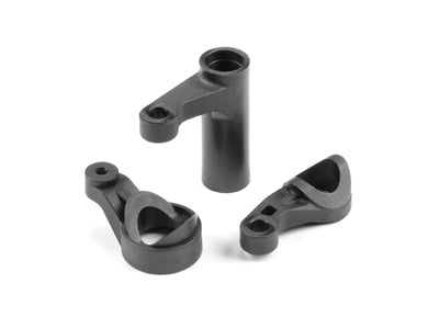 XB8 COMPOSITE SERVO SAVER FOR SEMI-SPLIT BULKHEAD - GRAPHITE - RC Hobby Product