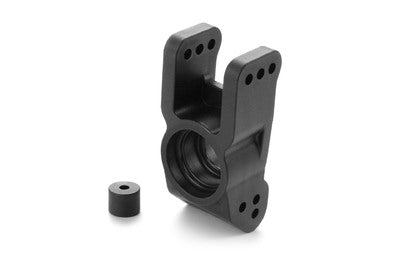 XB8 COMPOSITE REAR UPRIGHT LB - GRAPHITE - RC Hobby Product